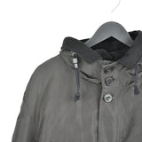 Vintage Marc O'Polo long puffer jacket windbreaker fleece track jacket bomber jacket in black