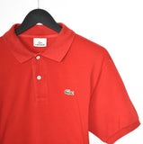 Vintage Lacoste polo shirt tee blouse top in red