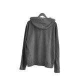 Vintage Fila zip up hoodie pullover sweatshirt windbreaker fleece track jacket jumper in black and white