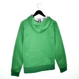 Carhartt lux fur zip up hoodie sweatshirt windbreaker fleece track jacket in green