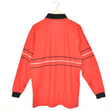 Vintage Dickies polo sweatshirt long sleeve tee pullover in red and black