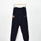Vintage Nike FCB trousers joggers bottoms pants in dark blue