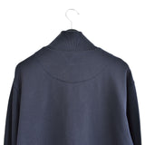 Vintage Hugo Boss zip up crewneck jacket fleece pullover sweatshirt windbreaker track jacket jumper in dark blue