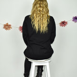 Vintage Fabiani cardigan sweater jumper pullover with buttons in black and white