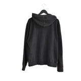 Vintage Fila zip up hoodie pullover sweatshirt windbreaker fleece track jacket jumper in black and white