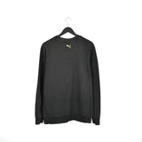 Vintage Puma jumper tracksuit track jacket sweater windbreaker sweatshirt pullover long sleeve in grey and yellow