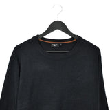 Vintage Oreilys jumper hoodie pullover sweatshirt top in dark blue