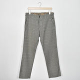 Vintage Burberry check trousers joggers jeans pants bottoms in cream, brown