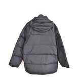 Vintage Champion puffer jacket windbreaker fleece track jacket bomber zip up jacket in black