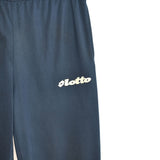 Vintage Lotto track pants tracksuit bottoms trousers in blue with red and white stripes.