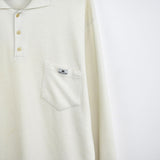 Vintage Kappa polo shirt t-shirt pullover sweatshirt jumper in white