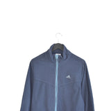 Vintage Adidas zip up track jacket fleece windbreaker sweatshirt longsleeve tee pullover jumper in dark blue