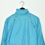 Vintage Adidas track fleece longsleeve tee pullover windbreaker sweatshirt in blue