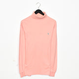 Vintage Ralph Lauren turtleneck pullover sweatshirt top jumper in pink