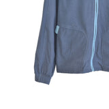 Vintage Adidas zip up track jacket fleece windbreaker sweatshirt longsleeve tee pullover jumper in dark blue