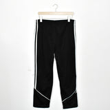 Vintage Adidas joggers trousers track pants bottoms in black and white
