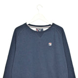 Vintage Fila longsleeve tee pullover sweatshirt in dark blue