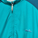 Vintage ellesse windbreaker tracksuit fleece longsleeve tee pullover sweatshirt jumper in electric green blue