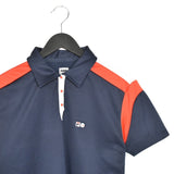 Vintage Fila polo shirt t-shirt tee blouse top in navy and red
