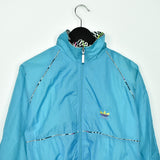 Vintage Adidas track fleece longsleeve tee pullover windbreaker sweatshirt in blue