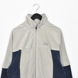 Vintage Kappa track jacket longsleeve tee pullover windbreaker sweatshirt in grey and navy