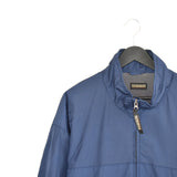 Vintage Napapijri windbreaker tracksuit zip up jacket longsleeve tee pullover sweatshirt jumper in dark blue