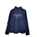 Vintage Reebok tracksuit trackie jacket zip up sweater in white red and dark blue