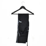 Vintage Puma joggers track pants tracksuit bottoms trousers in black and blue