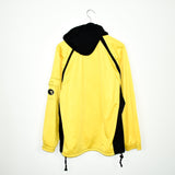 Vintage Diadora jacket windbreaker coat pullover bomber jacket trench coat in yellow and black