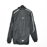 Vintage Umbro windbreaker tracksuit fleece longsleeve tee pullover sweatshirt jumper in black and white