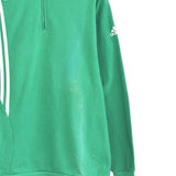 Vintage Adidas quarter zip up jacket jumper longsleeve pullover sweatshirt fleece track jacket sweater in bright green