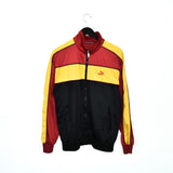 Vintage Puma tracksuit trackie jacket zip up sweater in black red and yellow