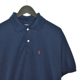 Vintage Ralph Lauren polo shirt top blouse tee in dark blhe