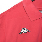 Vintage Kappa polo shirt top blouse tee in red