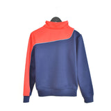 Vintage Fila jacket track windbreaker coat pullover bomber jacket trench coat in blue, white and red