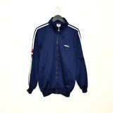 Vintage Adidas tracksuit trackie jacket zip up sweater in dark blue white and red