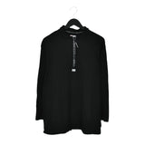 Vintage lotto zip up long sleeve t-shirt polo top blouse tee sweater in black