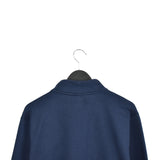 Vintage Pierre Cardin jumper fleece sweatshirt tracksuit track jacket trackie pullover long sleeve in dark blue