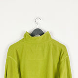 Vintage Regatta fleece longsleeve tee pullover sweatshirt jumper in light green