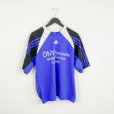 Vintage Adidas t-shirt tee blouse top in dark blue