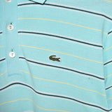 Vintage Lacoste polo shirt tee blouse top in light blue