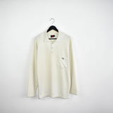 Vintage Kappa polo shirt t-shirt pullover sweatshirt jumper in white