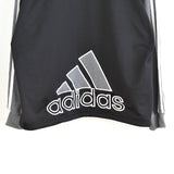 Vintage Adidas jacket windbreaker track jacket bomber jacket fleece pullover zip up jacket in dark and light grey