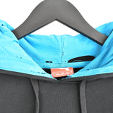 Vintage Puma hoodie pullover sweatshirt windbreaker fleece track jacket jumper in black, blue and green