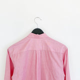 Vintage Fred Perry button down formal shirt long sleeve blouse top in pastel pink