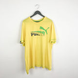 Vintage Puma t-shirt tee blouse top in yellow