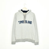 Vintage Timberland hoodie jumper sweatshirt sweater pullover in grey