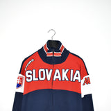 Vintage Kappa zip up jacket jumper pullover track jacket windbreaker hoodie in dark blue and red