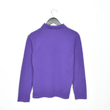 Vintage Lacoste thin material longsleeve tee poli shirt sweatshirt in purple