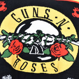 Vintage Guns N’ Rosss christmas sweater jumper hoodie pullover sweatshirt top in green yellow red black and white